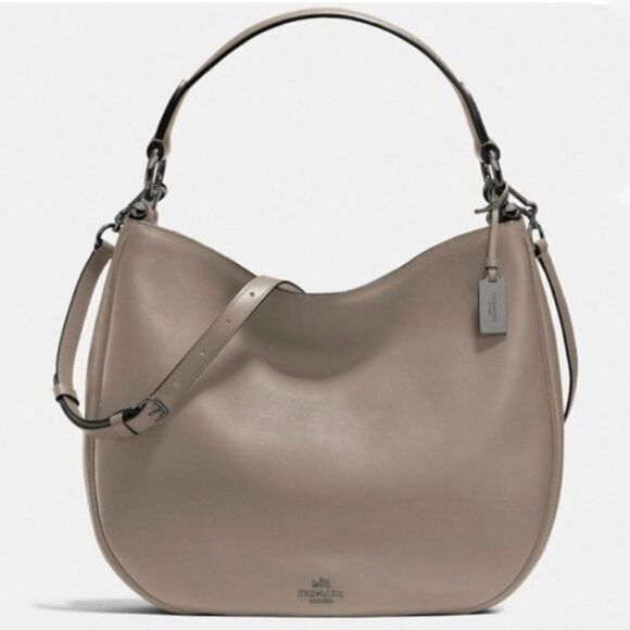Coach Mae Nomad Hobo Purse Taupe